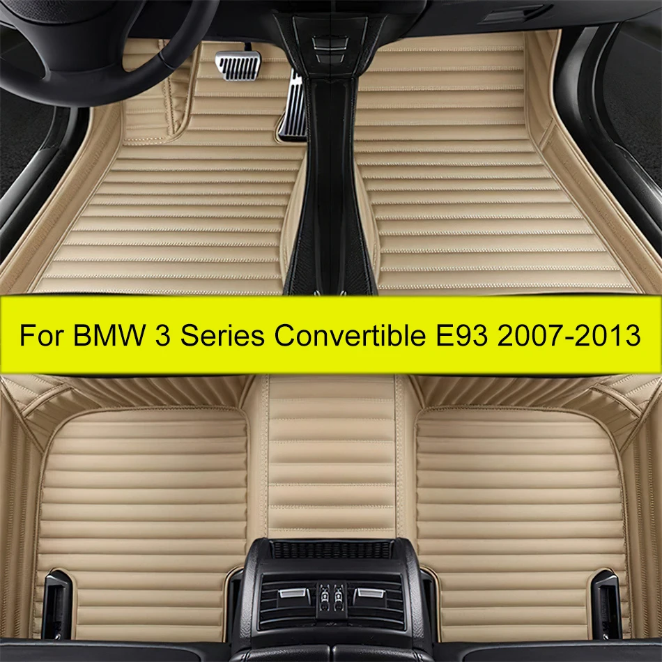 

Автомобильные коврики для BMW 3 серии Convertible E93 2007 2008 2009 2010 2011 2012 2013 Пользовательские автомобильные подушечки для ног автомобильные
