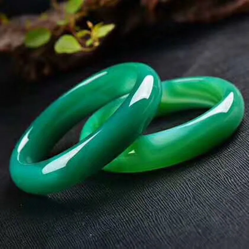 

Браслет из натурального ледяного зеленого агата, женский нефритовый браслет, браслеты для женщин, ювелирные изделия, элегантные подарки от друзей