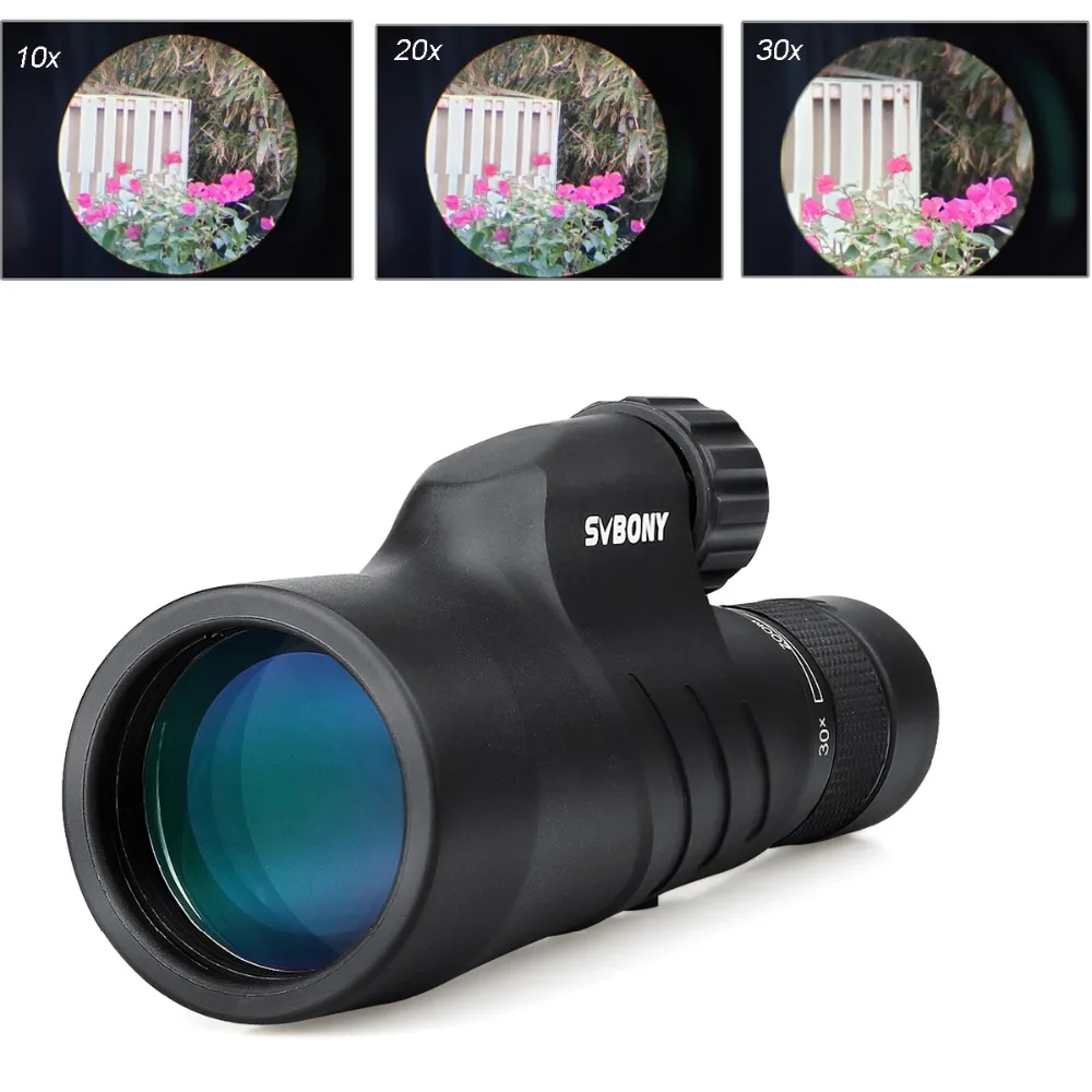 Monoculars BAK4 Prism FMC IPx7 Waterproof High Magnification Telescope SV45 Binoculars Camping Equipment