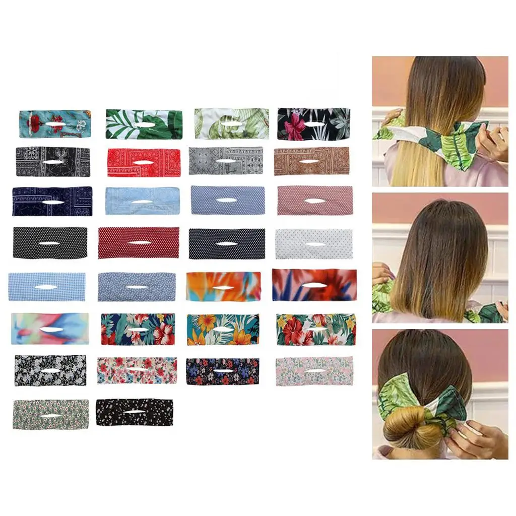 Летние завязанные ленты для волос в виде пучка, повязка на голову с веревкой, простые в использовании аксессуары