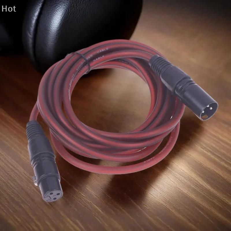 Quality 0.5/1/1.5/3/5m/10m 3-Pin DMX Cable for DJ Stage Lighting, Moving Head Spot, LED Par Wash