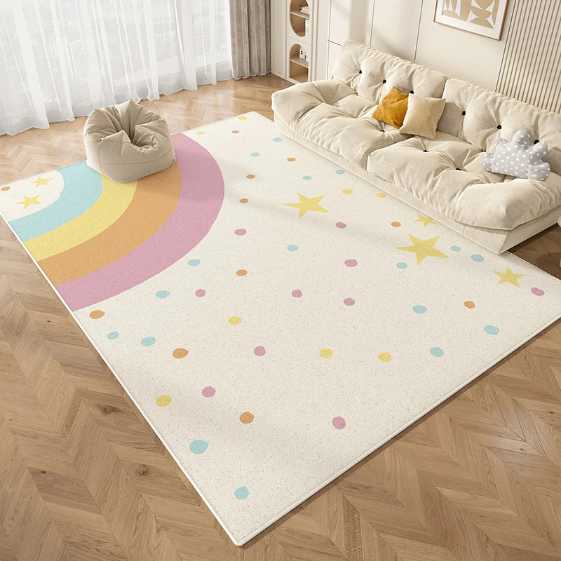VIKAMA Children's Room Game Mat Home Decoration Living Room Bedroom Floor Mat Washable And Dirt Resistant Carpet Size Optional