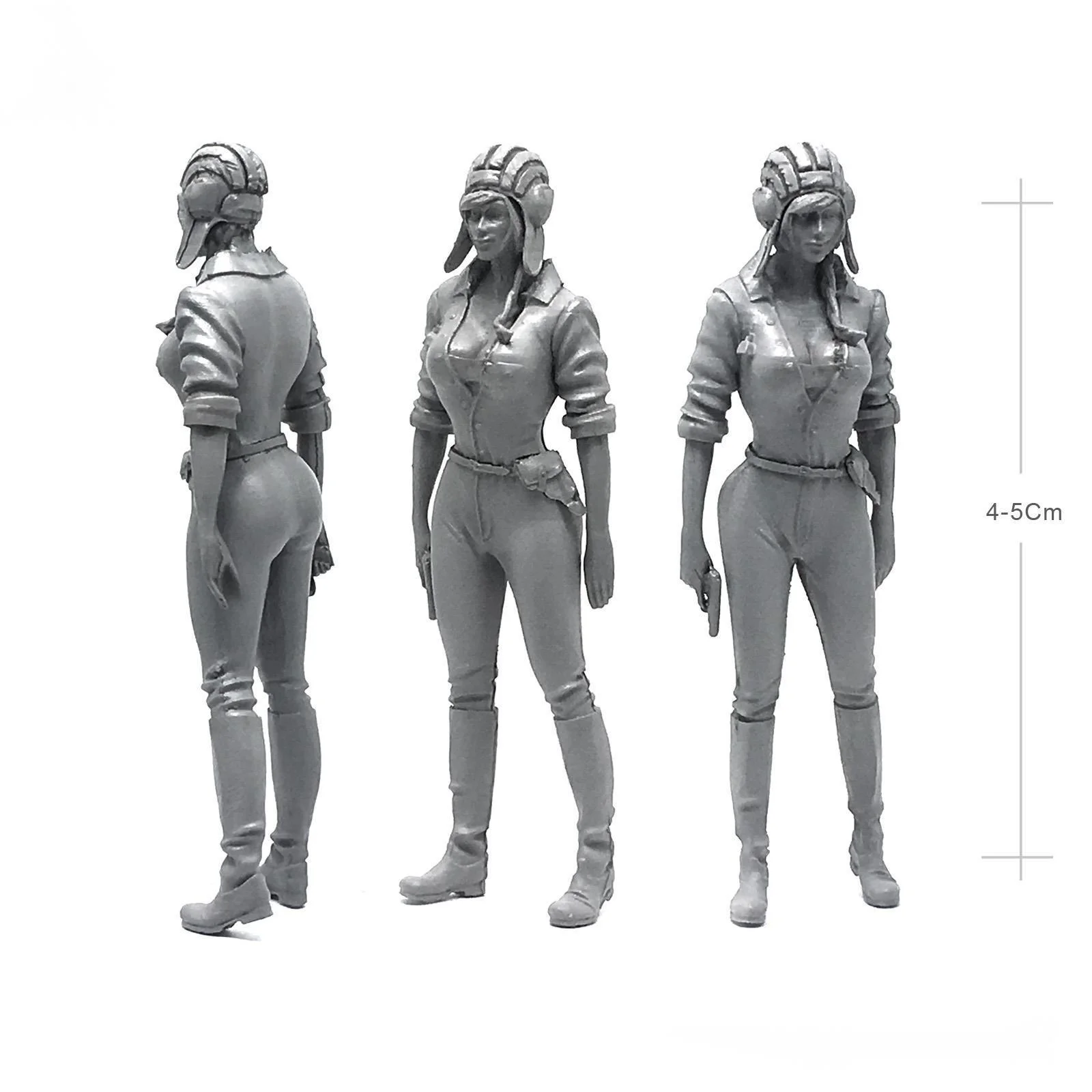 1/35 Resin White Model Resin Model Female Soldier Needs To Manually Color The Model Free Shipping