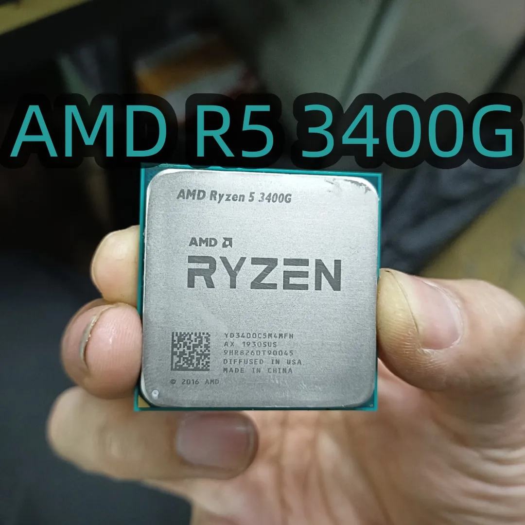 

AMD Ryzen 5 3400G R5 3400G 3,7 ГГц четырехъядерный восьмипоточный процессор 65 Вт L3 = 4M YD3400C5M4MFH разъем AM4 ЦП процессор