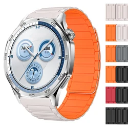 For Huawei Watch GT 5 GT 4 46MM Magnetic 22mm Silicone Strap Correa For Huawei Watch GT 5 Pro Smartwatch Wrist Band Accessories