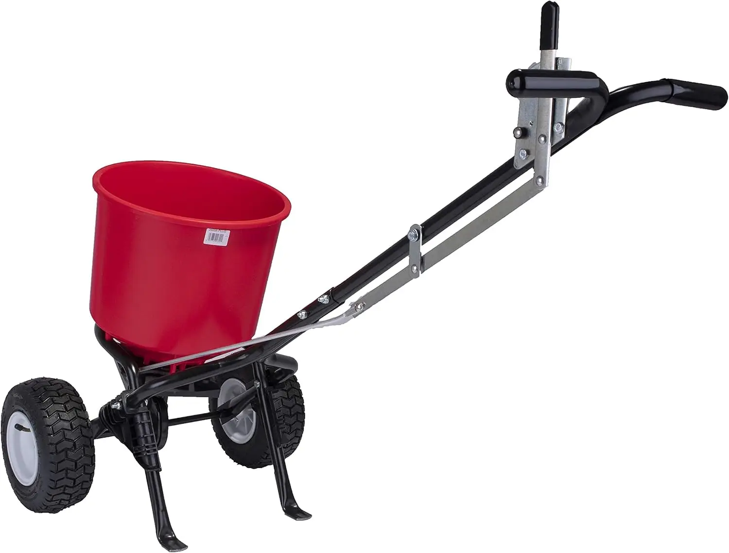 2600A-Plus 40 LB (18 KG) Walk-Behind Broadcast Fertilizer Spreader, Garden Seeder, Salt Spreader with 9 inch Pneumatic