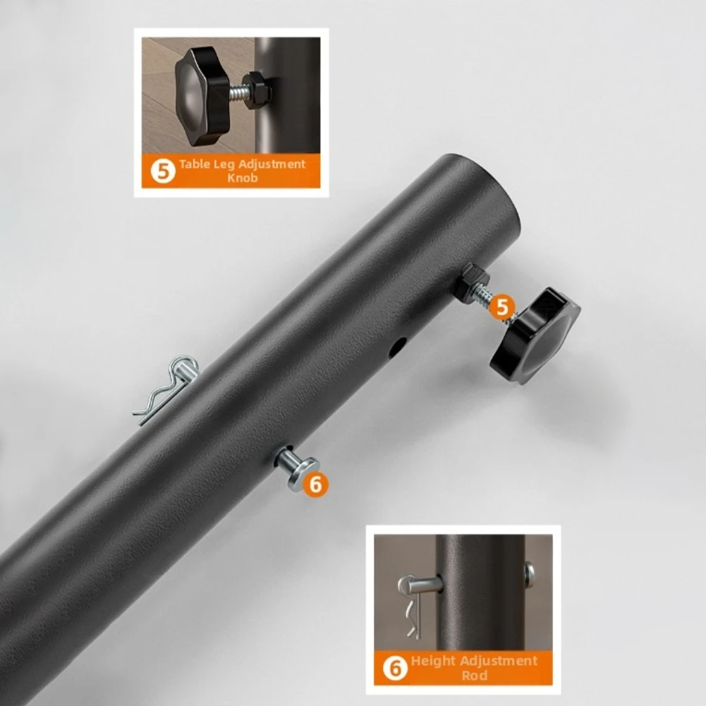 Repositionable For Furniture Wheels with 360 Degree Turn and Adjustable Legs for Leveling on Flat or Rugged Ground