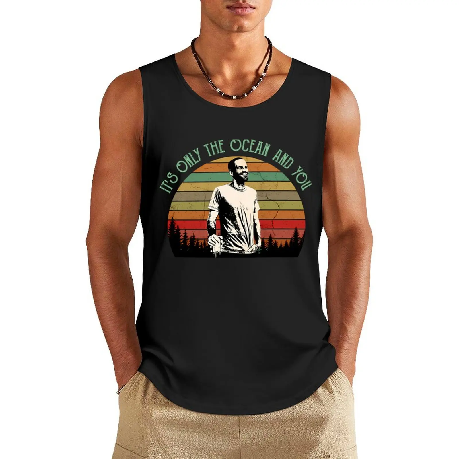 

Only The Ocean Jack It’s Only The Ocean And You Johnson Singer Tank Top vests for men bodybuilding men clothes men gym clothing