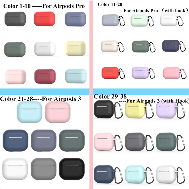 2022 Mới Dẻo Silicone Dành Cho Apple Airpods Pro 3 Miếng Dán Da Tai Nghe Bluetooth Chụp Tai Trường Hợp Không Vỏ Pro Bảo Vệ Phụ Kiện