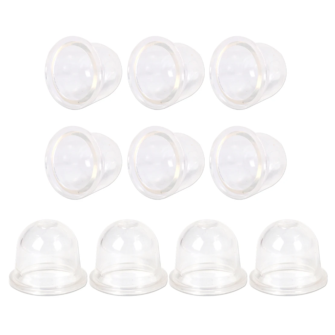 10Pcs Primer Bulb Replacement fit for Zama Echo Husqvarna Poulan Weedeater Stihl Shindaiwa Carburetor Clear