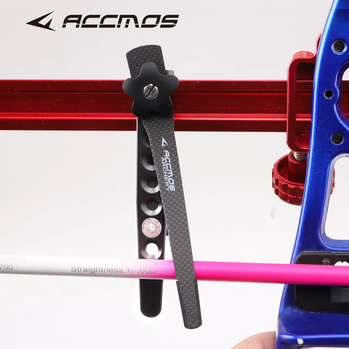 ACCMOS 3K Carbonfaser Clicker Extender für Recurvebögen – Signalplatte für Release-Position, Wettkampf-Zielschießzubehör – Detail 3