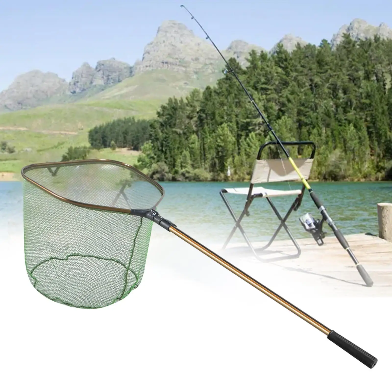 

Mesh Net Non Slip Fish Catching Net Landing Net for Crabs Butterfly Spiders