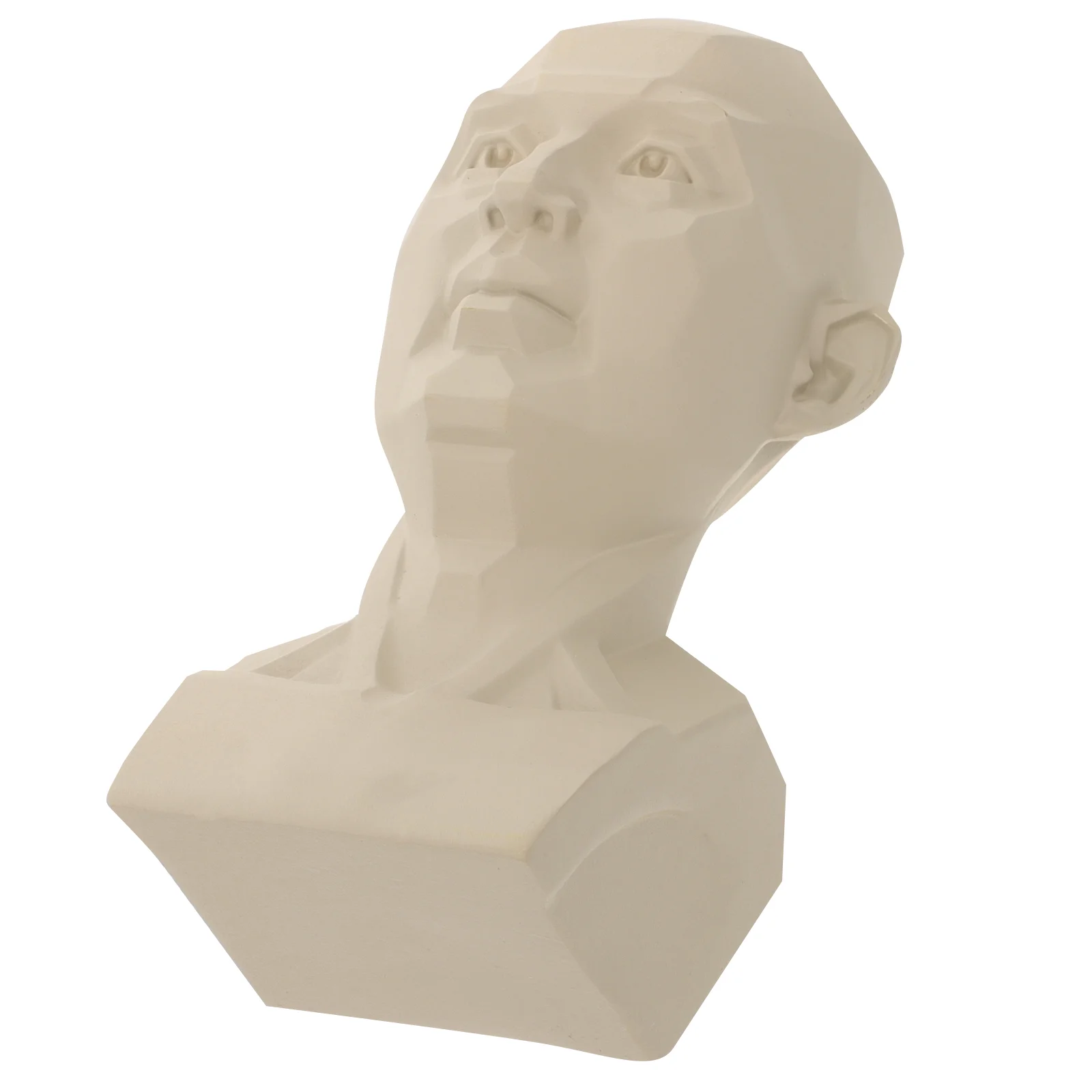 

Sketch Avatar Teaching Aids Statue Practice Sculpture Model Resin Bust Tabletop Decor Middle Aged