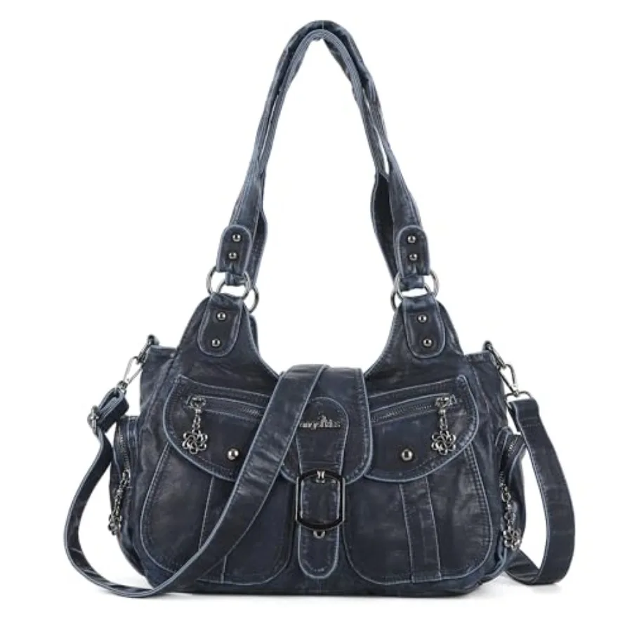

Angel Kiss Hobo Bags for Women Vegan Leather Shoulder Purses and Handbags Ladies Roomy Tote Bags Purse with Crossbody Strap
