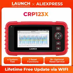 LAUNCH X431 CRP123X Car OBD2 Diagnostic Tools Obd2 Scanner Engine ABS Airbag SRS AT Code Reader Free Update Automotive Tools