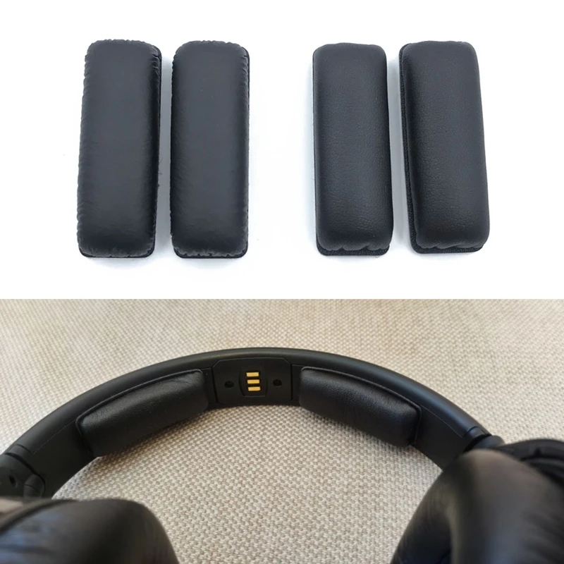 Replacement Headband Ear Pads Buckle Clip Cushion Muffs for Sennheiser RS165 RS175 RS185 RS195 Headphone Earpads