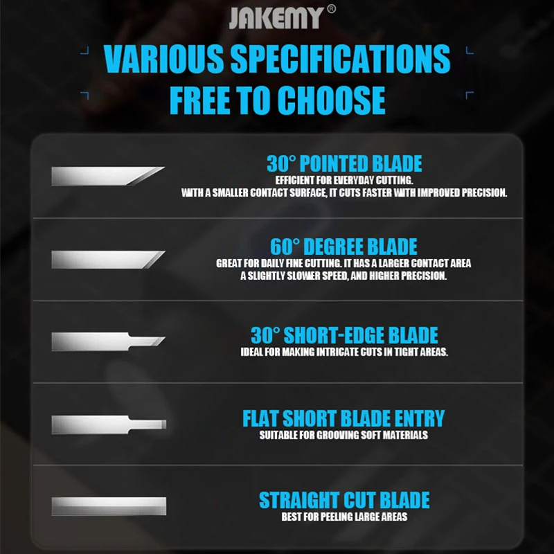 

JAKEMY JM-Y10 PRO ультразвуковой режущий нож лезвие/аксессуары для шлифовального диска для ультразвукового режущего ножа DIY 3D-печать резка