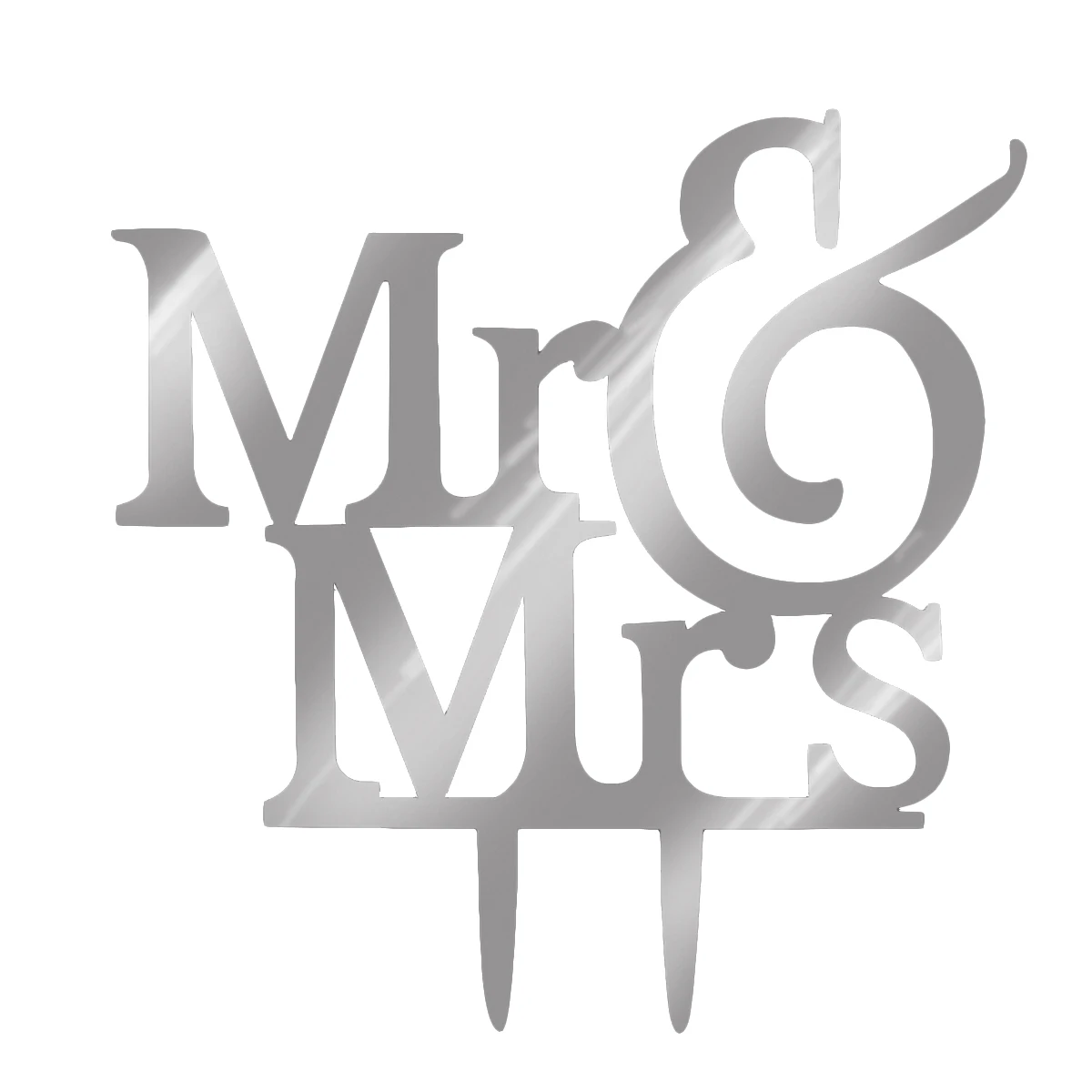 

Mr Mrs Acrylic Stick Wedding Engagement Decorations Reusable Cake Wedding Mr Topper Toppers Decor