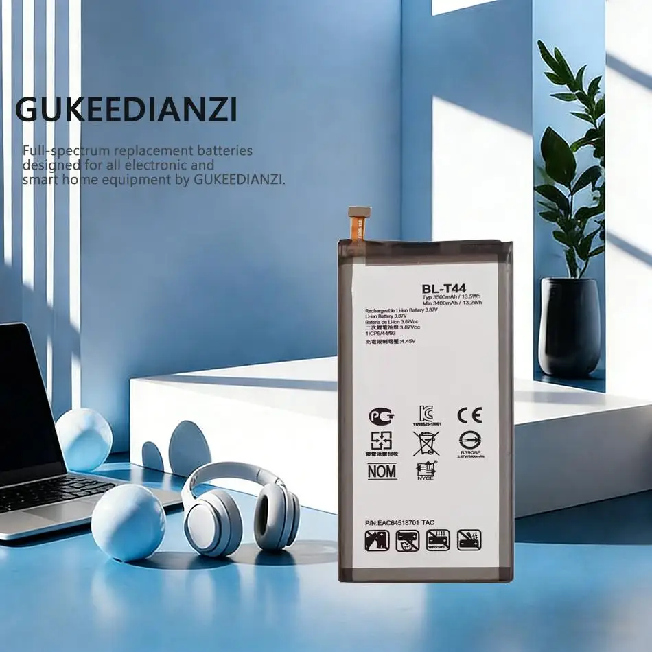 

Аккумулятор для мобильного телефона LG Stylo 5 LMQ720PS Q720A, 3500 мАч, долговечный, с хорошей работой при низких температурах, BL-T44