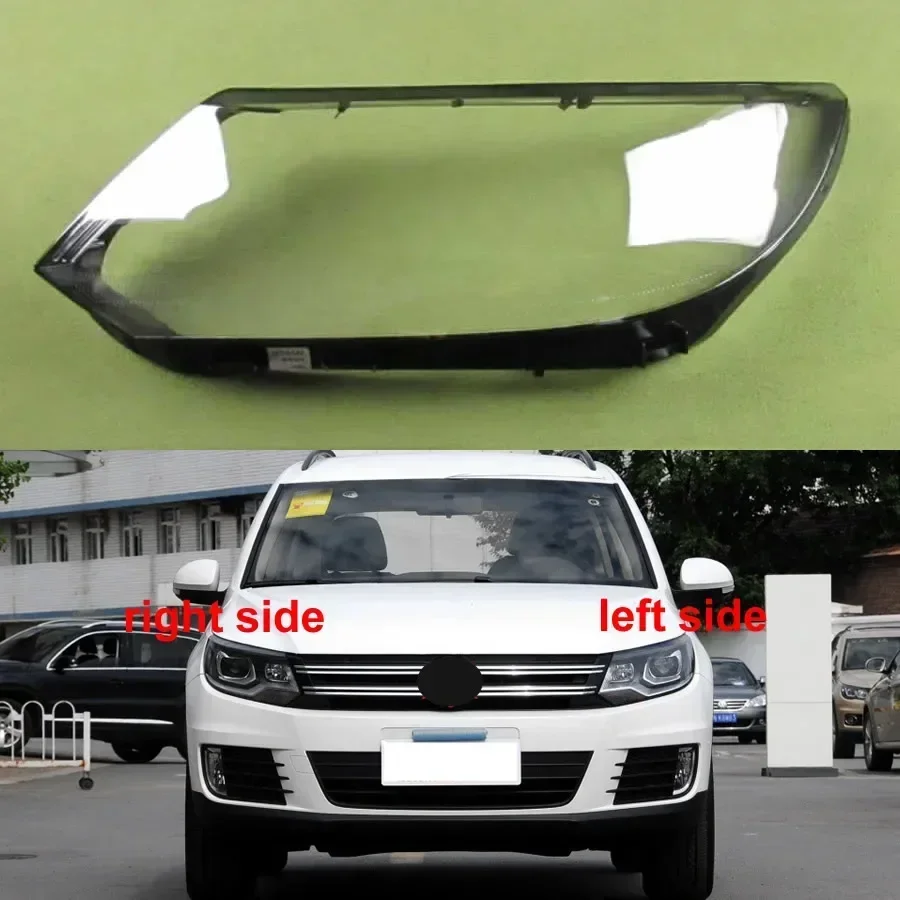 For VW Tiguan 2013 2014 2015 2016 2017 Halogen Headlight Lens Cover Transparent Headlamp Shell Plexiglass Auto Replacement Parts