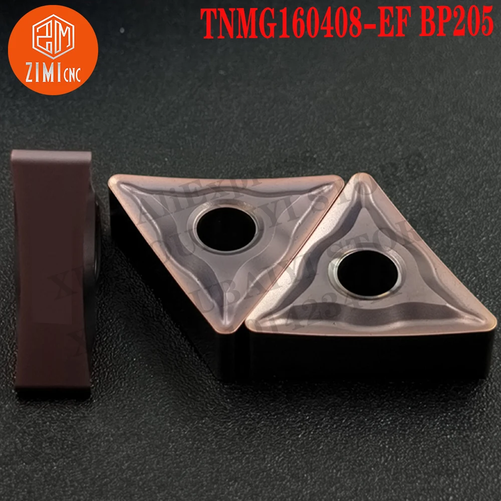 TNMG160408-EFBP205 TNMG 160408 Inserto in carburo Inserti per tornitura Inserti in carburo meccanico tornio per metalli Strumento CNC Strumento per tagliare TNMG