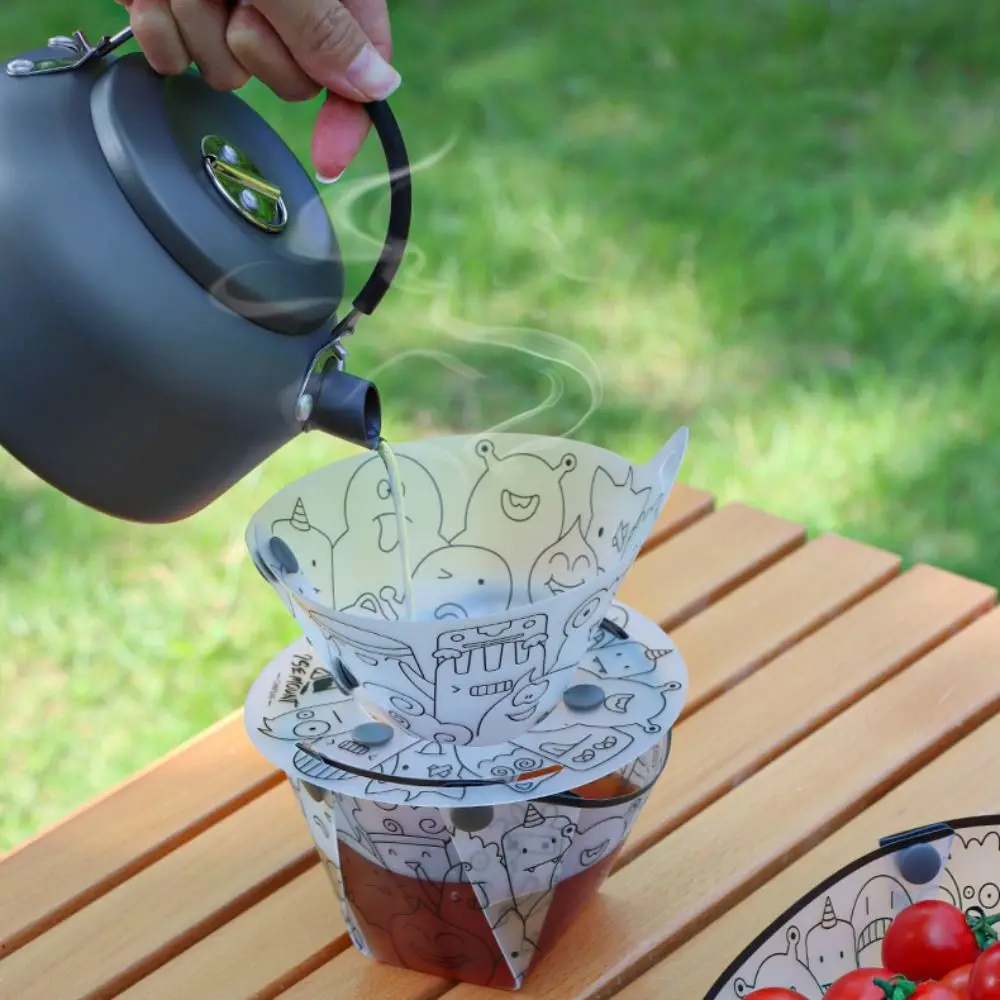 

Food-Grade Outdoor Foldable Tableware Multi-purpose Lightweight Foldable Camping Tableware Portable plastic Camping Folded Dish