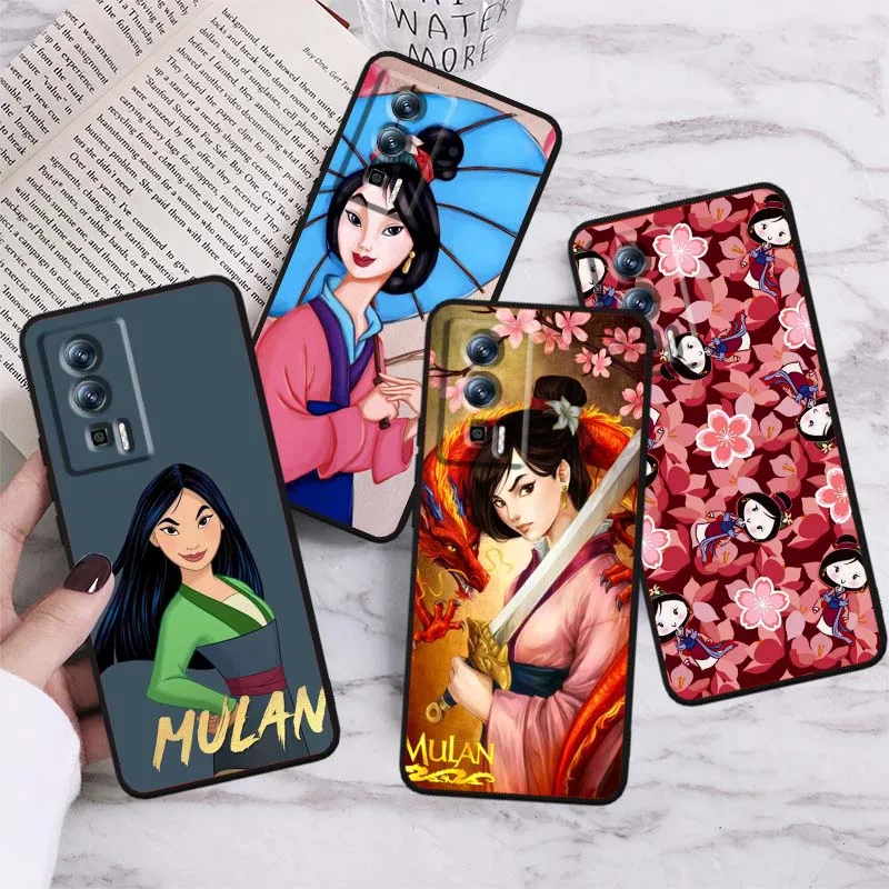 

Princess Disney Mulan Phone Case For Xiaomi Redmi 12 13C 12C 13 10C 9T A2 9A 9C 7A Note 10S 8T 10 9 8 Pro 4G 5G Black
