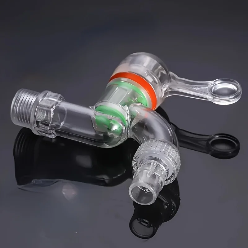 1Pc Transparent Plastic Laundry Room Water Tap For Washing Machine Freeze Resistant Durable Christmas Gift