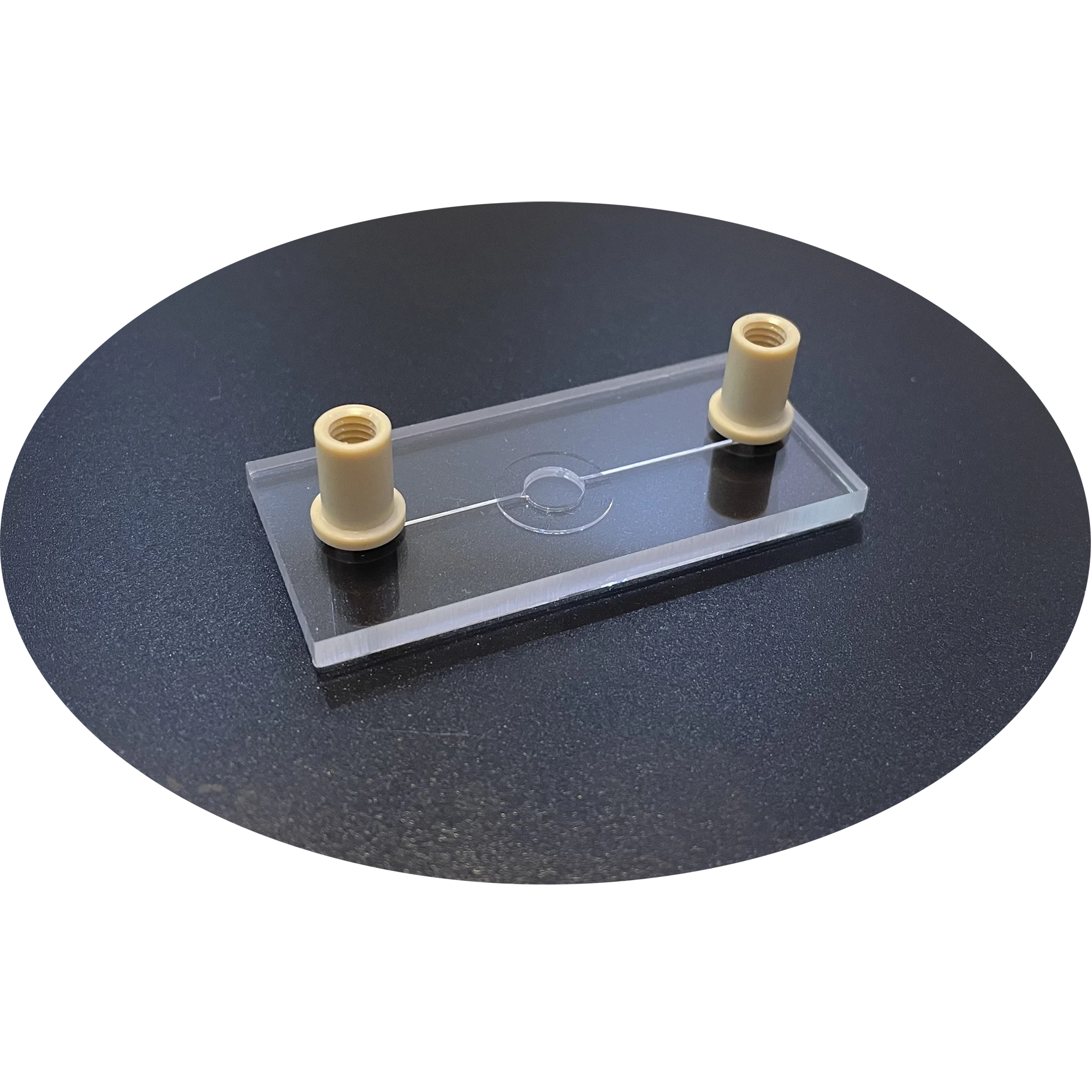 Microfluidisch elektrochemisch impedantiewerkstation Celcultuur Drie elektroden Flow Cell Chip-detectiesysteem