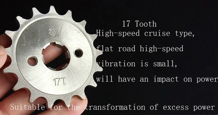 For Honda CG125 DAELIM VC125 VL125 VS125 Motorcycle CG 125 Front sprocket  14/15/16/17 teeth speed modification fuel economizer