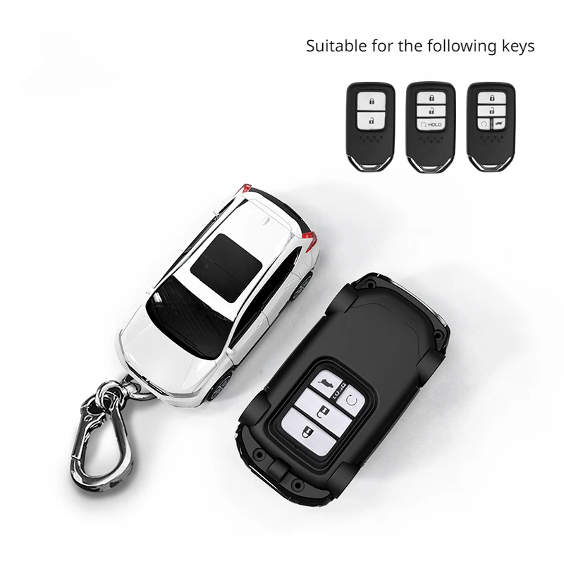 For Honda CRV key pack car model shell key case cover remote control protective cover creative personalized buckle Accessories