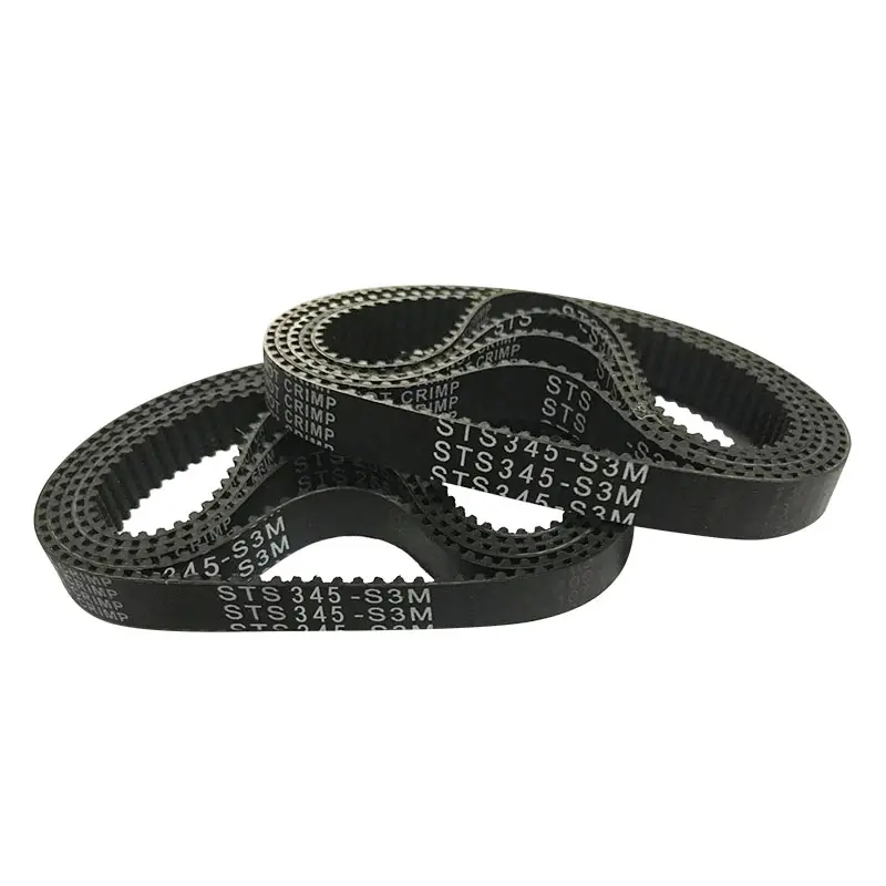 S3M Timing Belt 180 183 186 189 192 195 201 207 210 213mm S3M Closed Loop Rubber Synchronous Belts Arbitrary Cutting