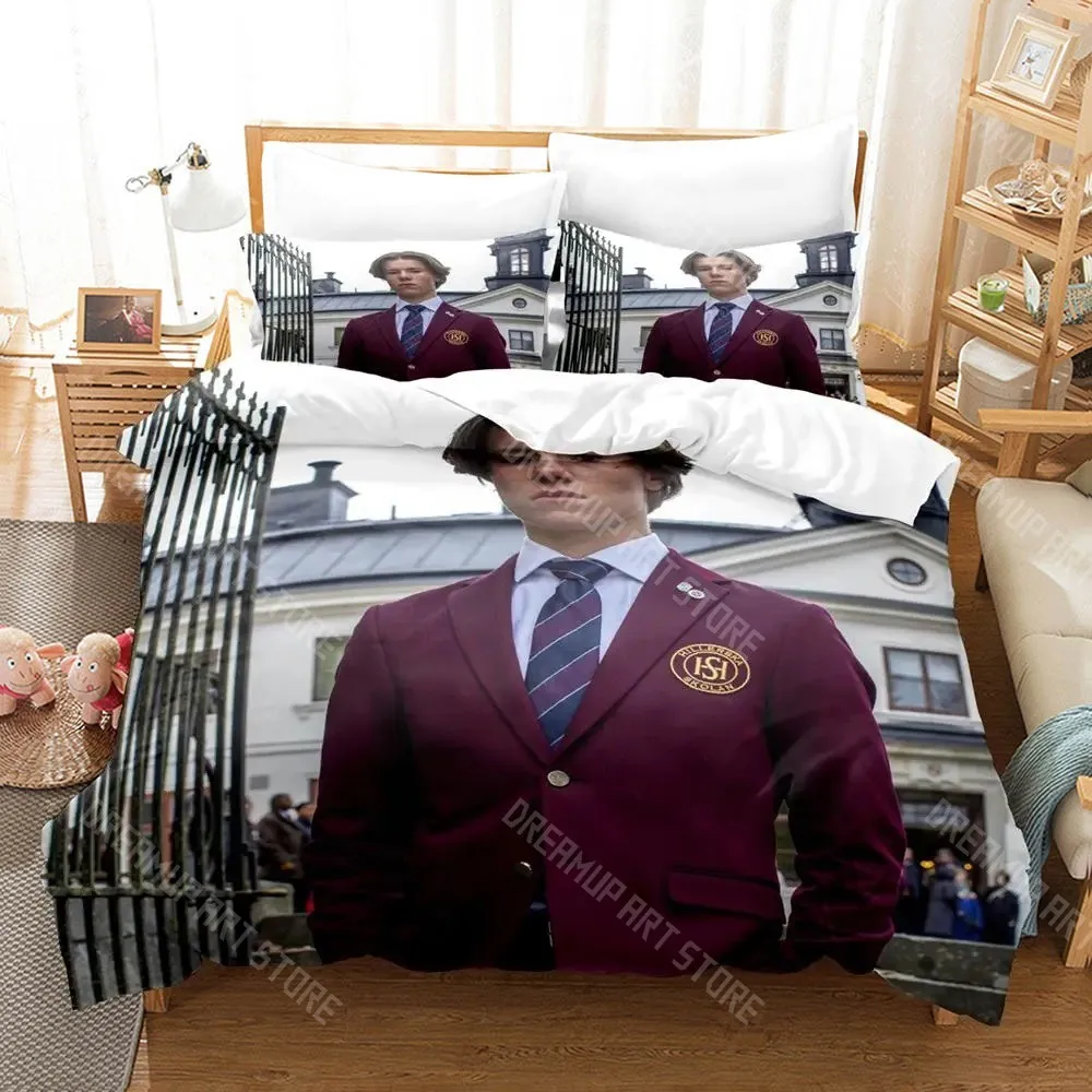 3D Printed Young Royals TV Bedding Set for Boys Girls Duvet Cover Pillowcase Twin Queen King Full Single Double Sizes