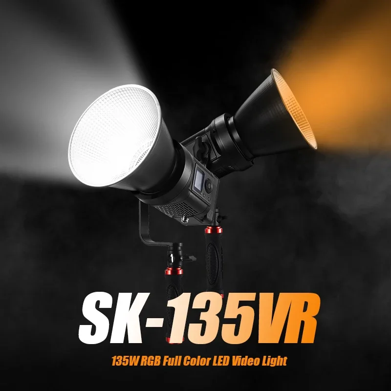TOLIFO SK-135VR 135 واط 2700-6500 كيلو فيديو التصوير الضوئي المحمولة في الهواء الطلق LED COB RGB ضوء مع التطبيق ليوتيوب فيديو حي #2