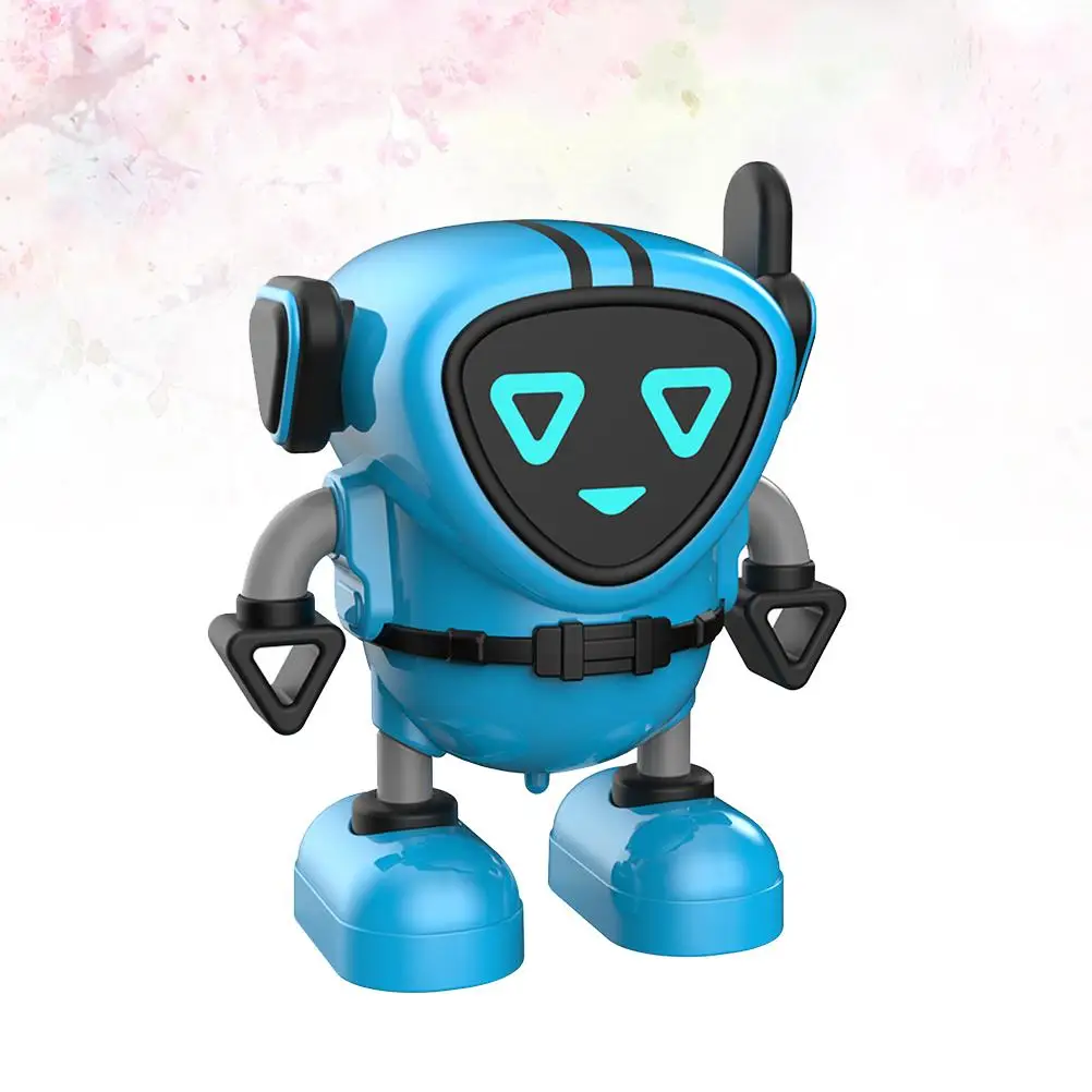 Robot gyroscopique assemblé à monter soi-même, jouet éducatif pour enfants, puissance de Friction, Mode St ing, télécommande, ABS bleu