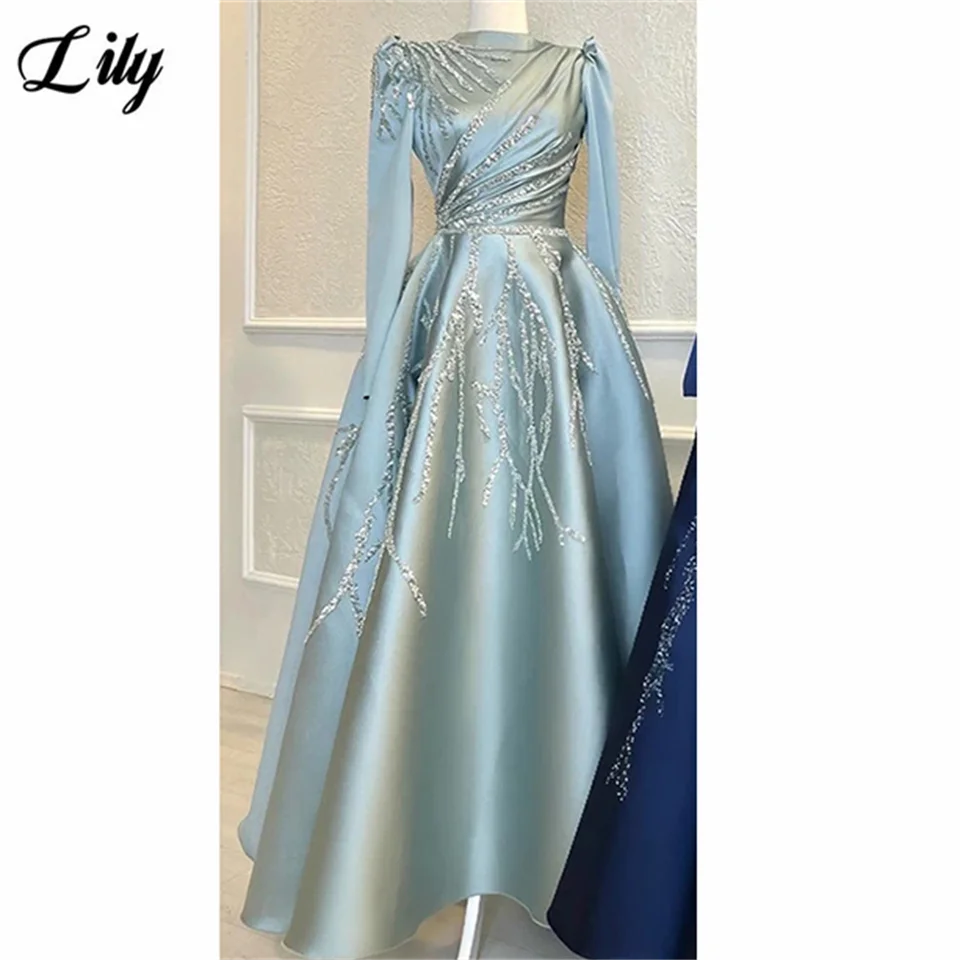 long cheap dresses online Red A-line Long Sleeves V-neck High Slit Cheap Long Prom Dresses Onlin –  SposaDresses main image 0