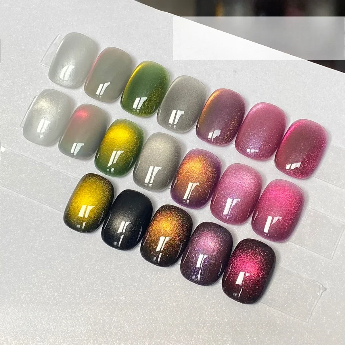 Cat Eye Nail Gel Polish Double-light Glitter Gel 15ml HEMA FREE High Gloss Quality Soak Off UV Gel Art Manicure Salon DIY Home