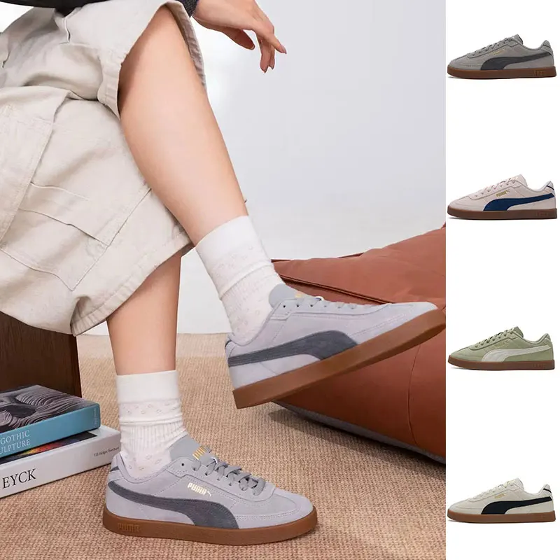 

Puma Men's and Women's Shoes Club Ii Era Suede Sneakers T-Toe Shoes Fashionable Simple Casual Sneakers