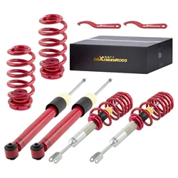 Coilovers Shock Absorber For Audi A4 Convertible 8H7 B6 8HE B7 2002-2009 1.8 T for 11/2000-12/2005 3.0 Quattro AWD 1.8L 4cyl BFB