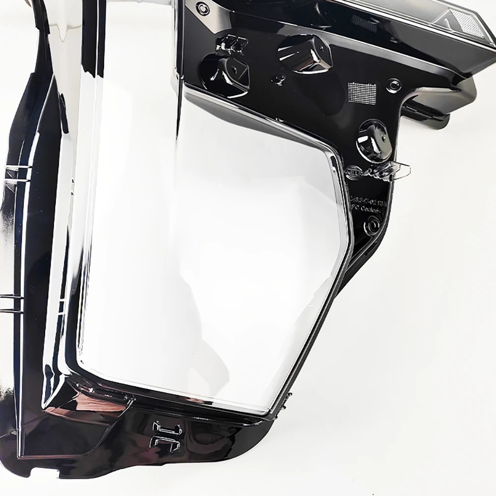 الجبهة العلوي قذيفة شفافة كشافات غطاء غطاء مصباح شبكي استبدال عاكس الضوء الأصلي لكاديلاك XT4 2023-2024 #4