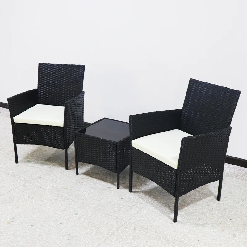 

Outdoor rattan tables and chairs garden furniture courtyard outdoor leisure chair combination set