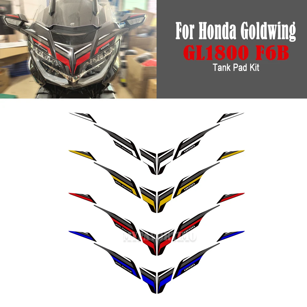 

GL1800 F6B Motorcycle Body Fairing Protector Tank Knee Pad Stickers Decals For Honda Goldwing Gold wing GL 1800 2022 2023 2024