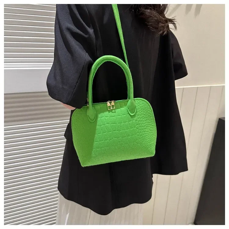 Leisure Commuter Crossbody Bag for Women Shell Bag 2024 Spring New Fashion Simple Handbag Shoulder Bag Women Purse Сумка Женская