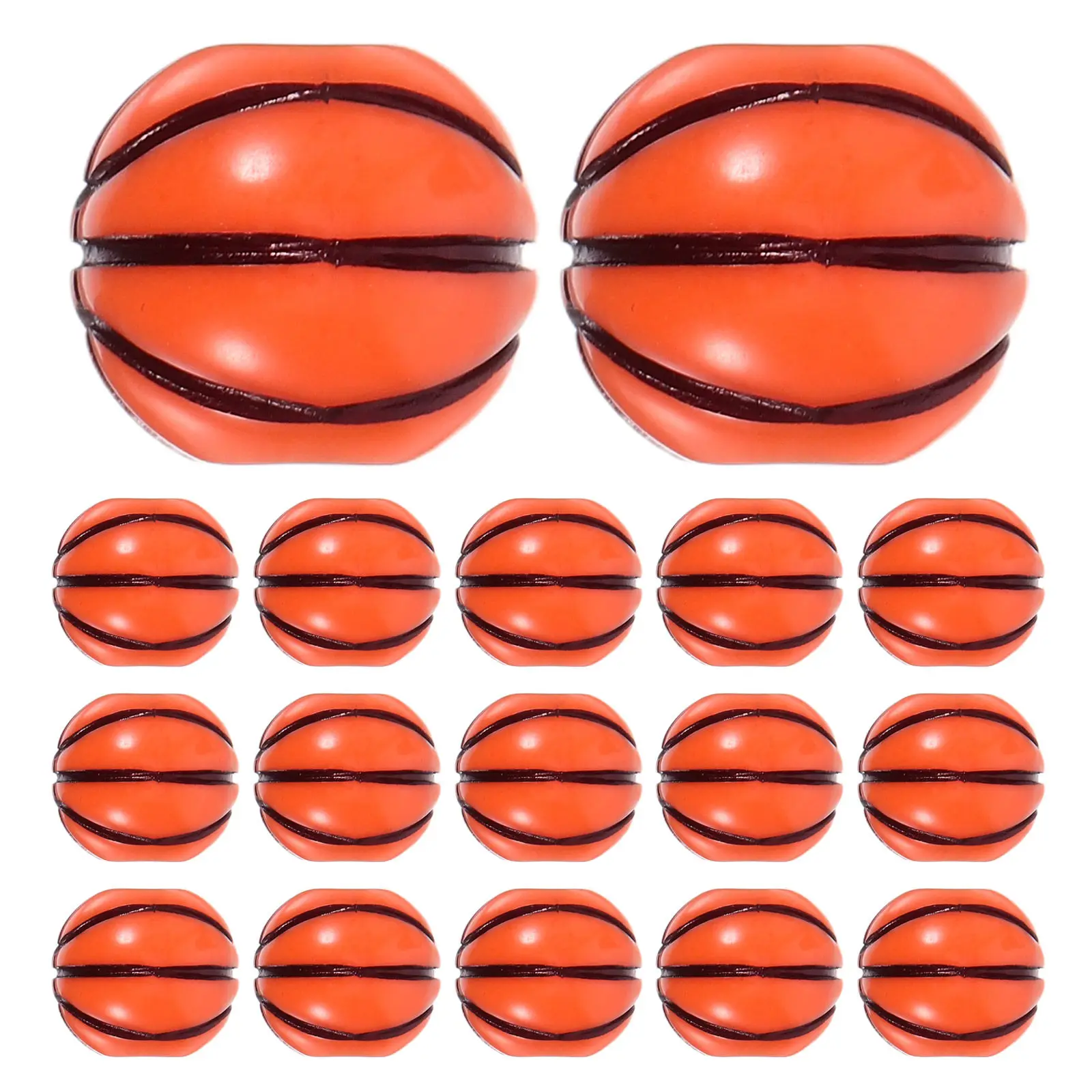 100Pcs Basketball Beads DIY Acrylic Sports Bracelet Making Early Education Craft Supplies Enhance Hand Eye Coordination Birthday