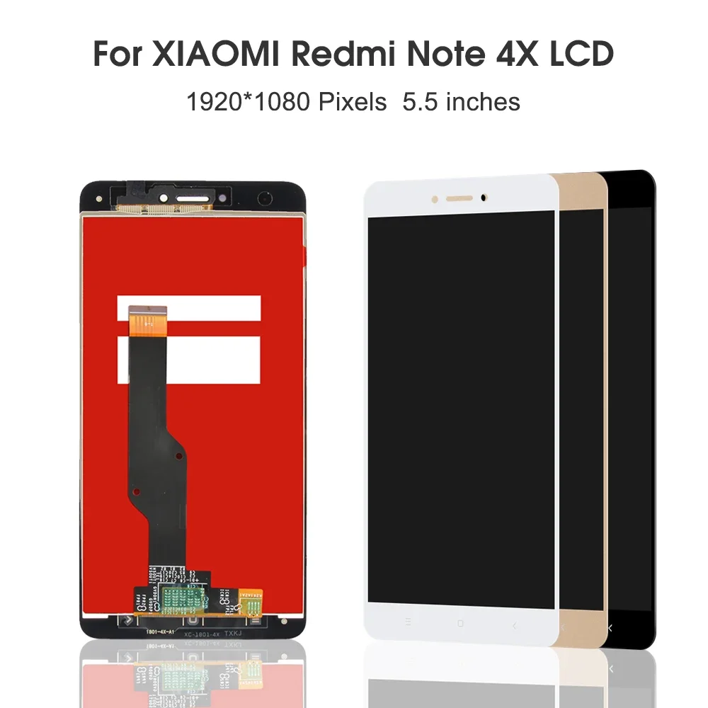 For Xiaomi 5.5''Redmi Note 4X For  Redmi Note4X LCD Display Touch Screen Digitizer Assembly Replacement