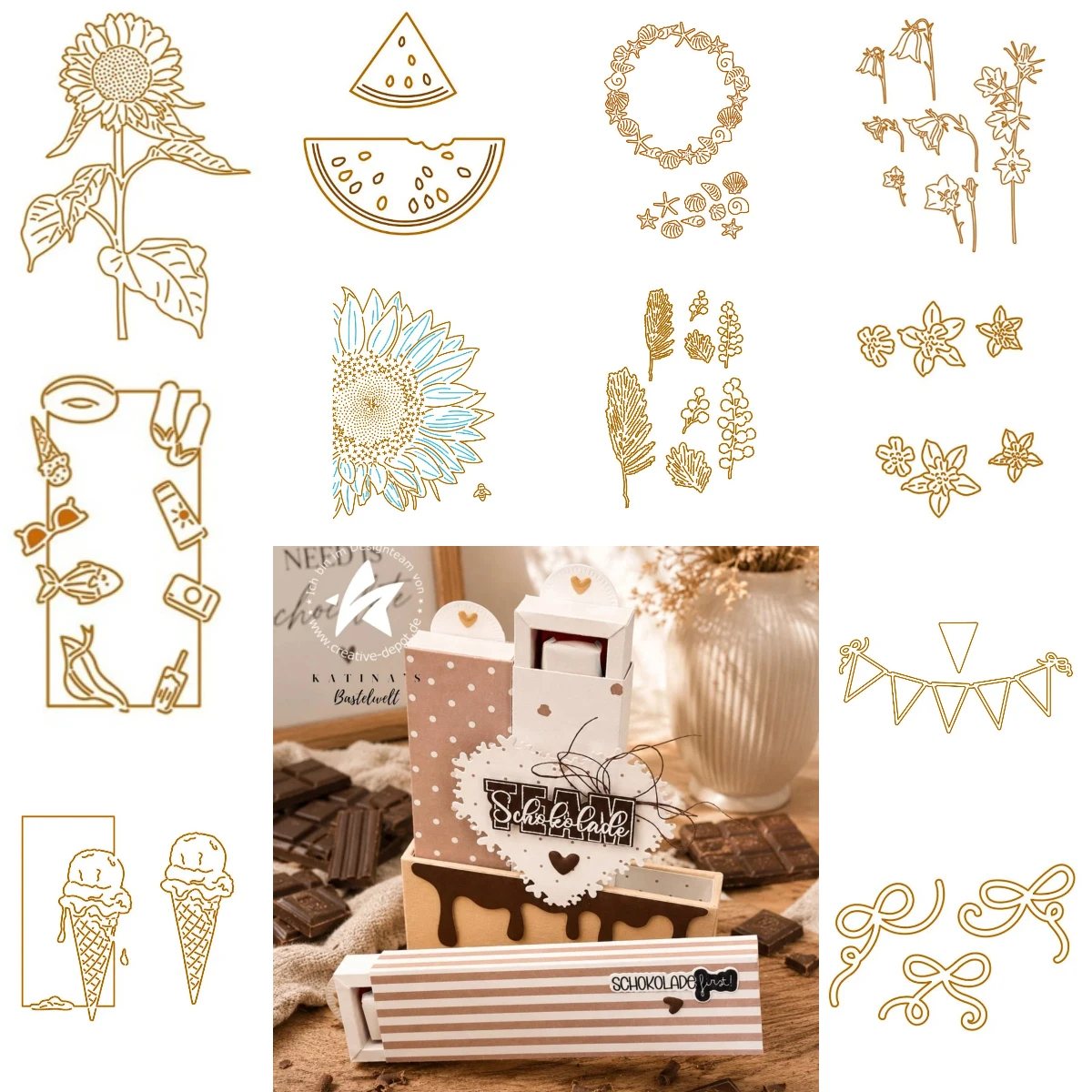Schokolade First Figure Metal Cutting Dies for DIY Scrap Booking Crafts Dies Cut Stencils Maker Photo Album Template Handmade