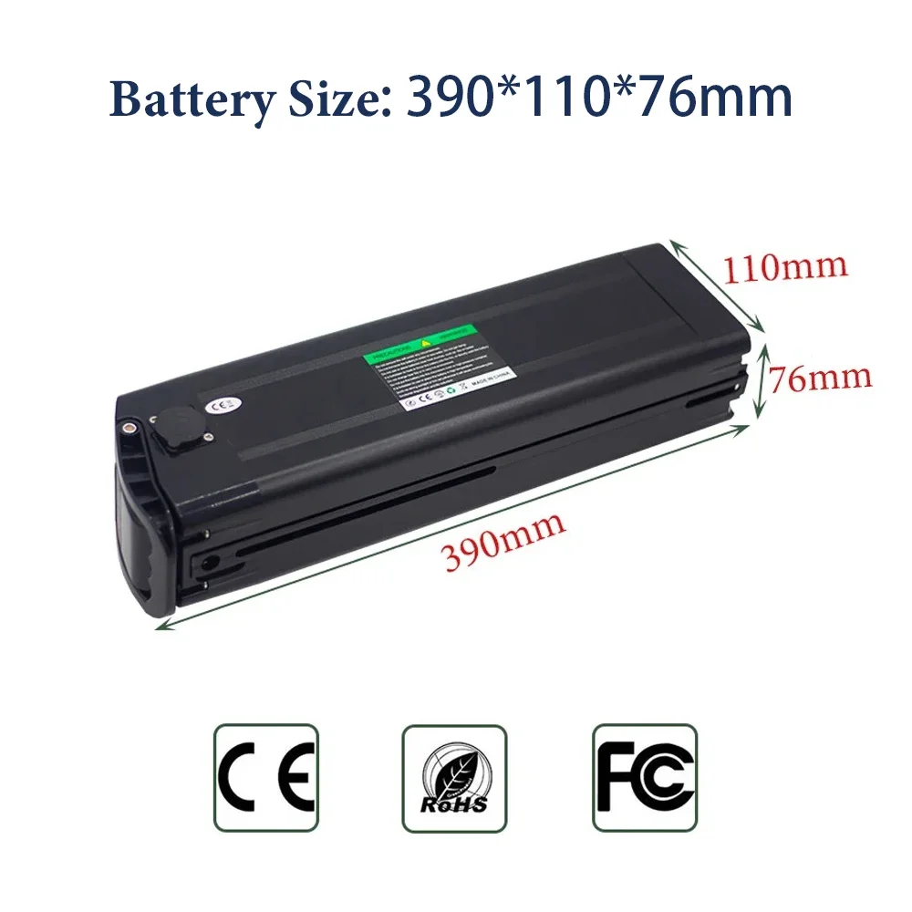 Rechargeable Battery for Silverfish 36V/48V 10Ah 15Ah 20Ah 800W 500W 18650 Lithium ion Battery Pack with Charger