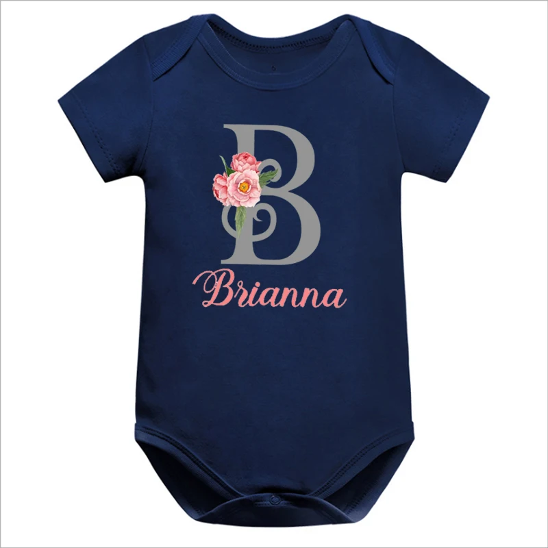 

Personalized Baby Girl Bodysuit Baby Girl Name Baby Romper Custom Girl Name Shirt Coming Home Baby Girl Clothes Baby Gift 0-6m m