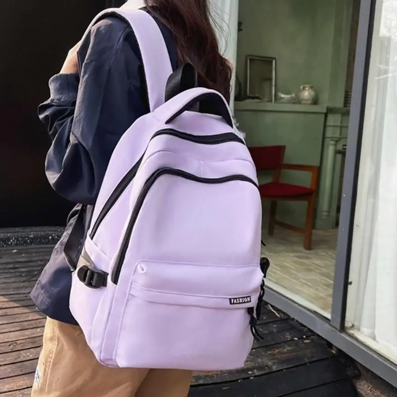 حقيبة دراسة عالية السعة X5XA، لوحة خلفية شبكية قابلة للتنفس، مضادة للتآكل، منظم كتب من نسيج النايلون للاستخدام في المدارس #3