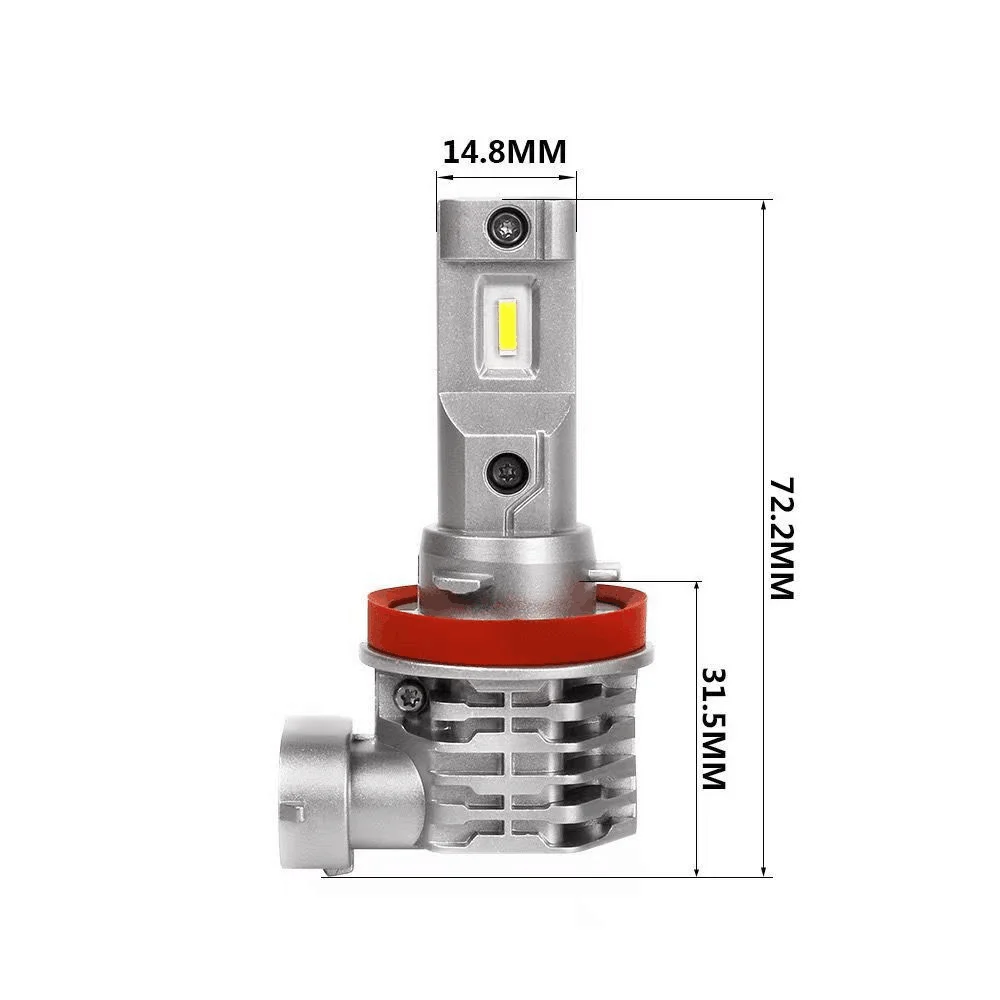 XTG X89 LED koplamplampen 2 stuks H4 H7 9003 30000LM CSP Canbus ventilatorloos Hi Lo beam auto motorfiets autolamp 12V 24V ultra helder